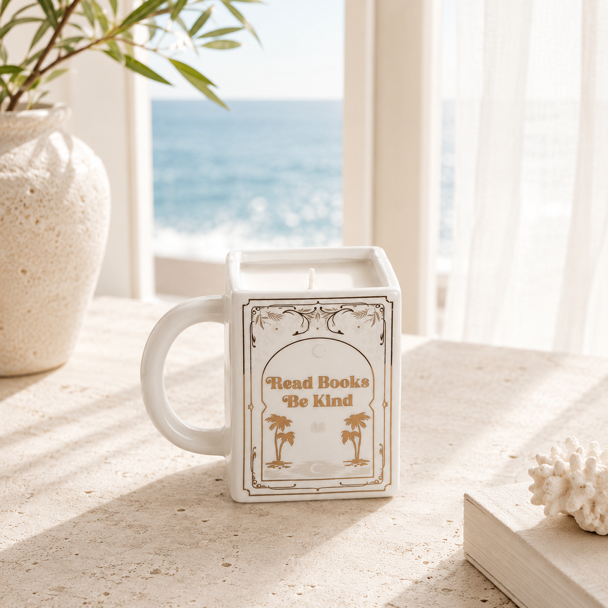 VELA TAZA BOOKISH COCONUT & CITRUS 🥥🍋📚
