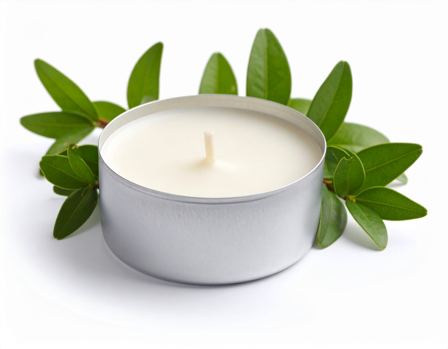 Velas de té - sin aroma (ENVASE METÁLICO)