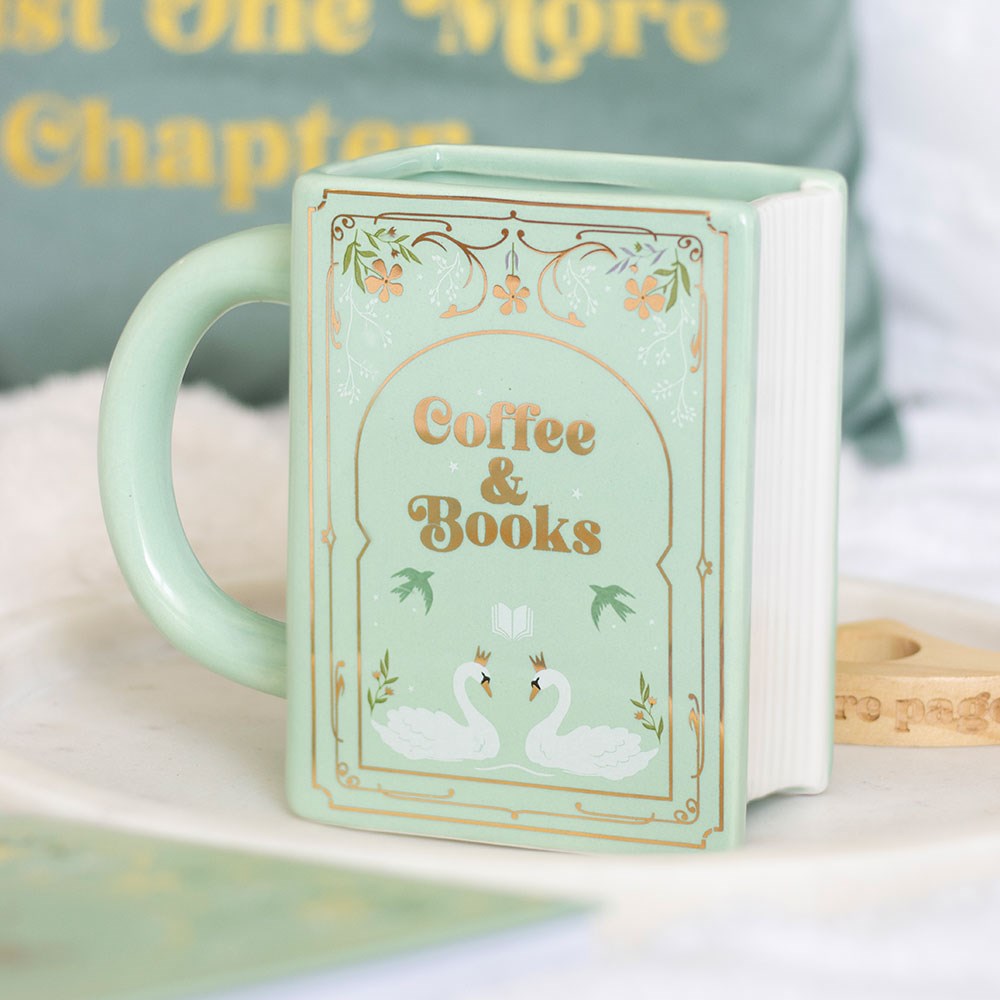 VELA TAZA COFFEE & BOOKS aroma melón🍈📚