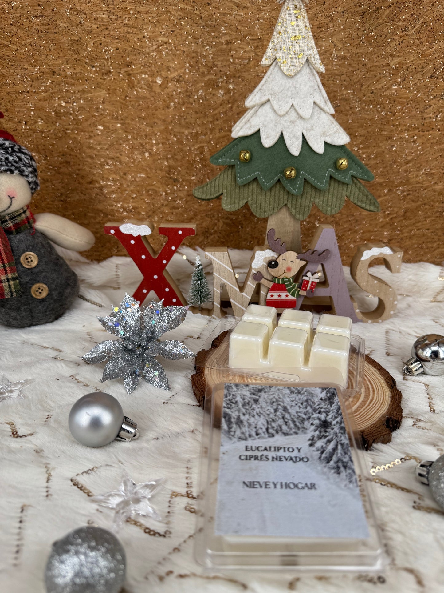 Wax Melts en tableta EUCALIPTO Y CIPRÉS NEVADO