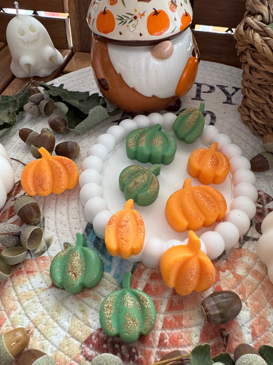 Wax Melts Calabazas Otoñales con Bioglitter