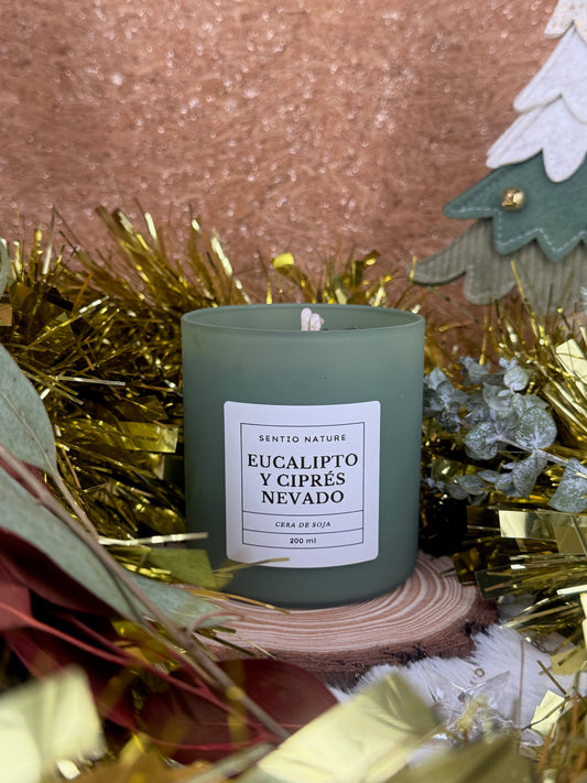 Vela EUCALIPTO Y CIPRÉS NEVADO