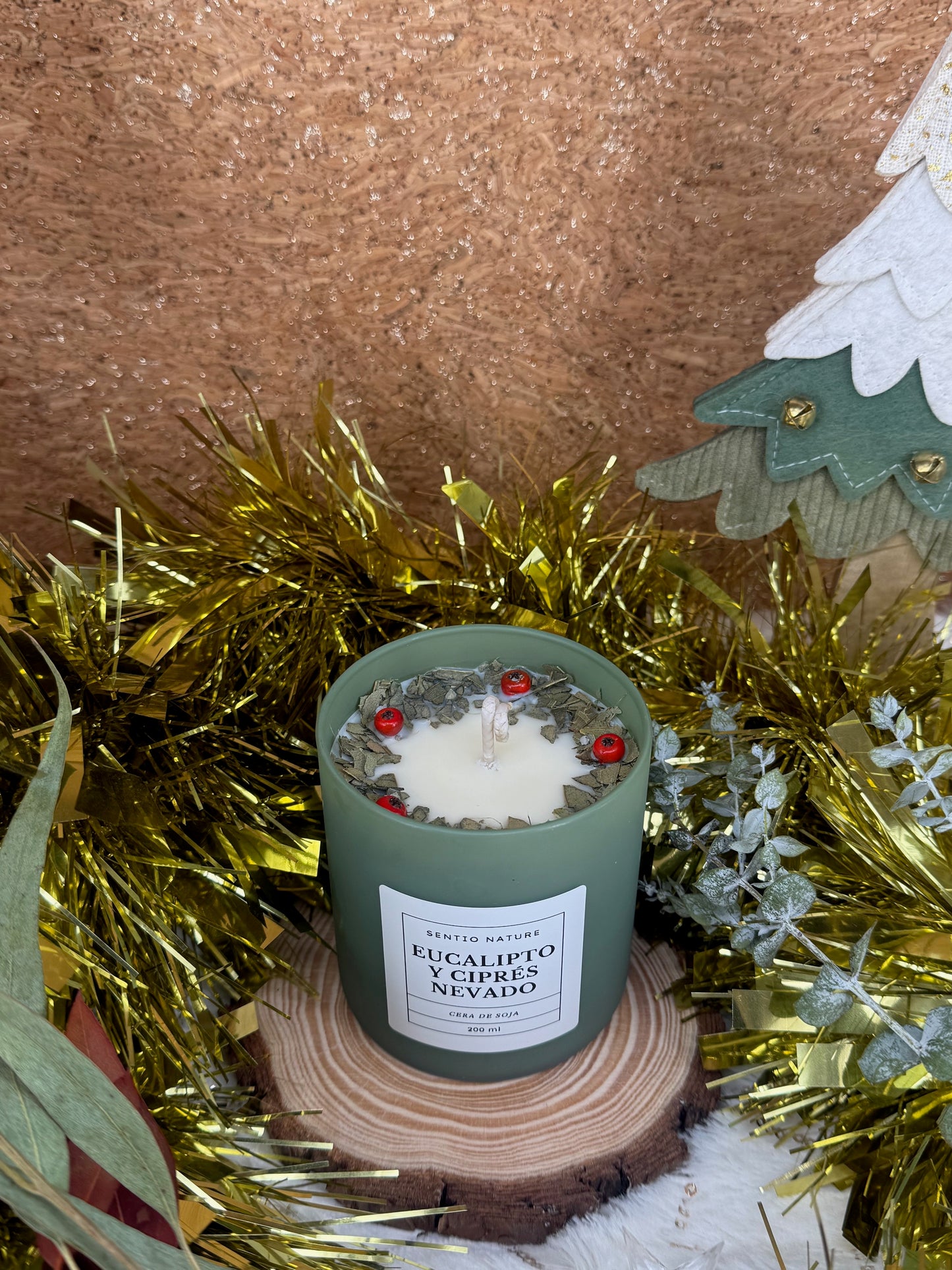 Vela EUCALIPTO Y CIPRÉS NEVADO