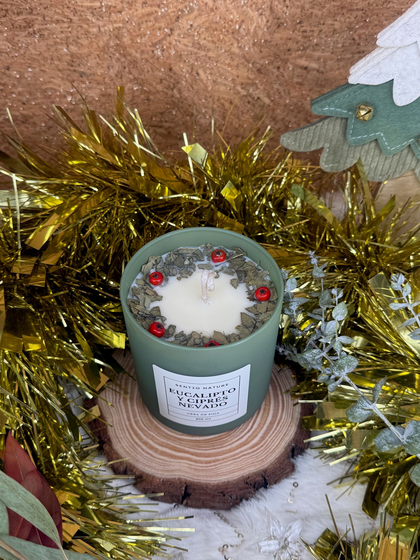 Vela EUCALIPTO Y CIPRÉS NEVADO