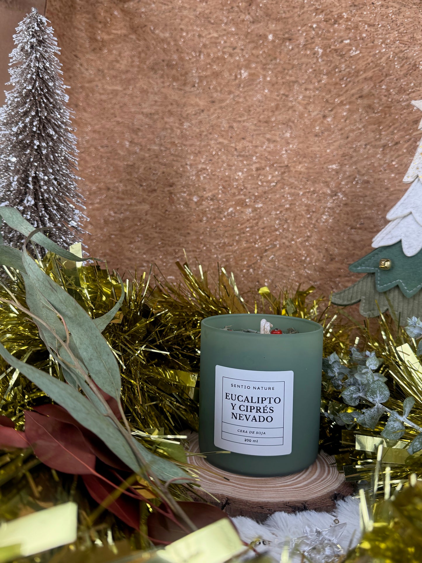 Vela EUCALIPTO Y CIPRÉS NEVADO