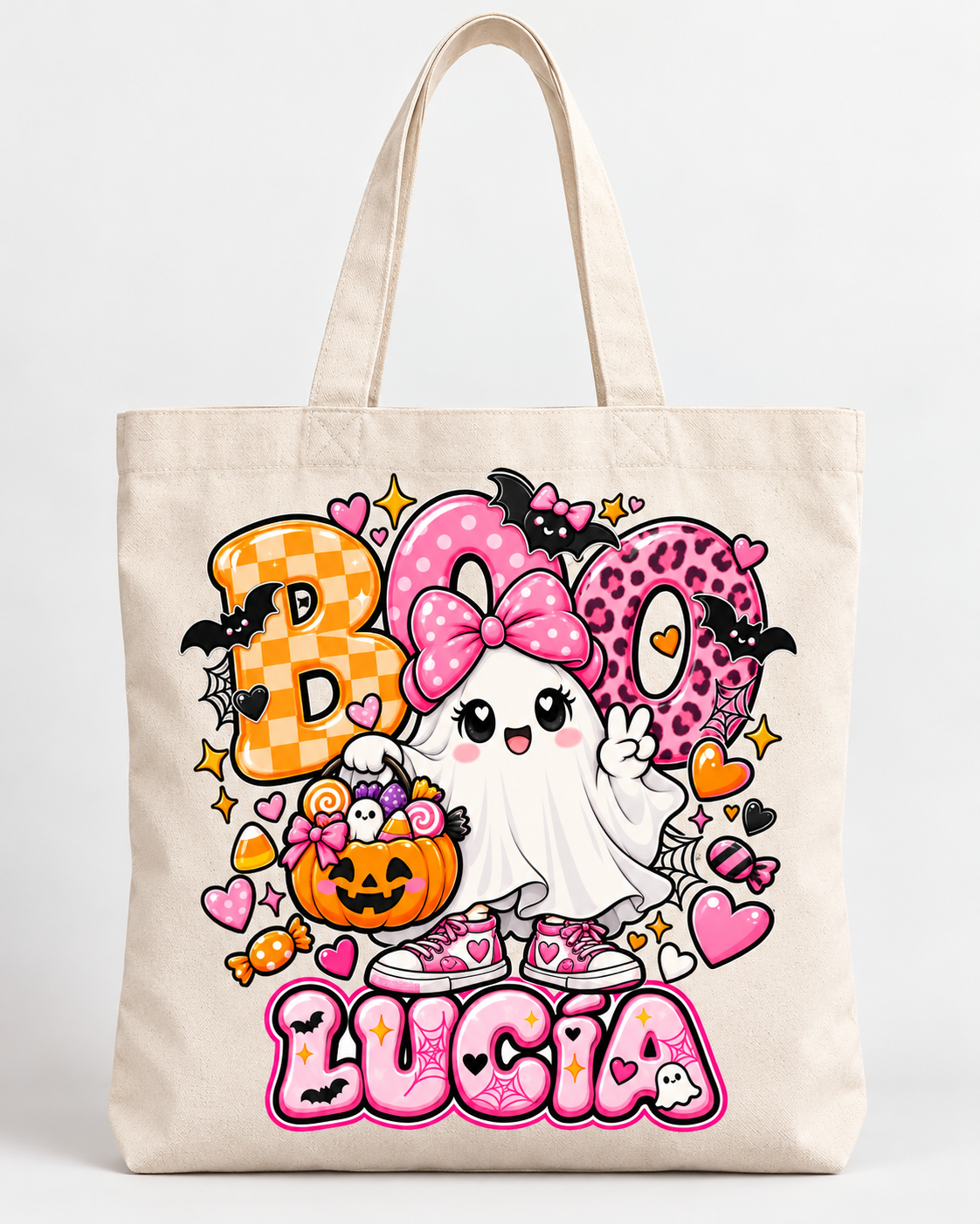 Tote bag idea para la recogida de caramelos