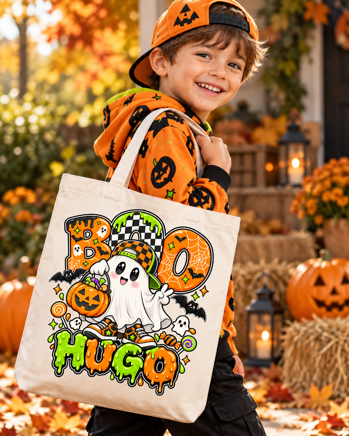 🍬 Ideal para Halloween: perfecta para recoger caramelos y disfrutar del «truco o trato».