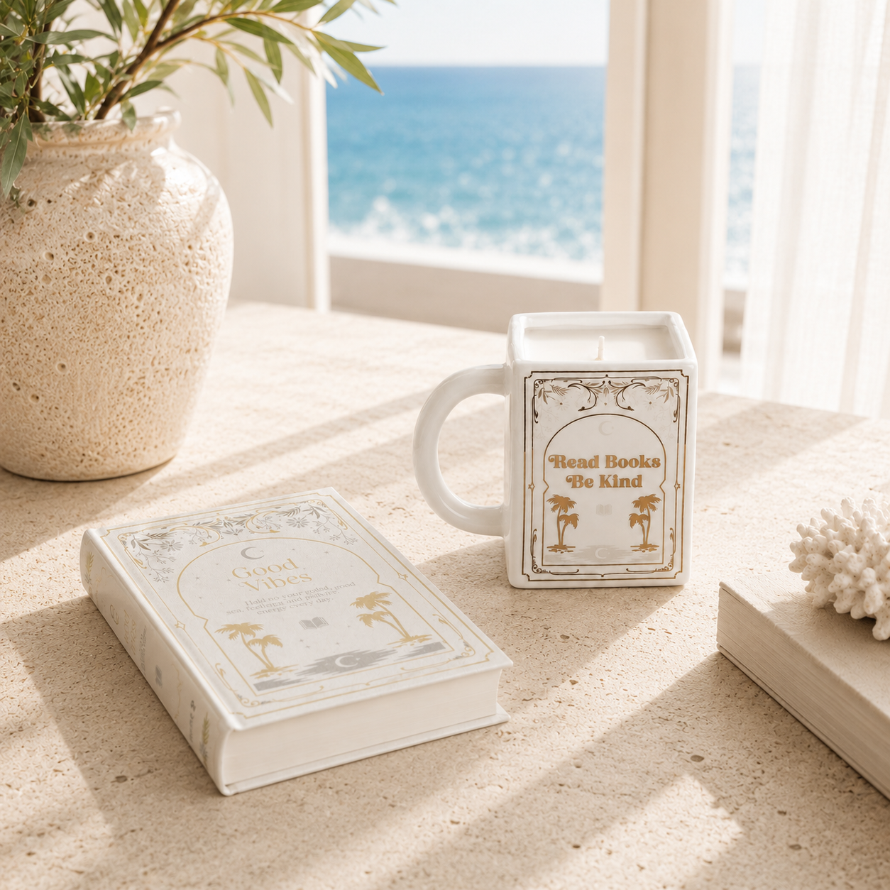 VELA TAZA BOOKISH COCONUT & CITRUS  🥥🍋📚